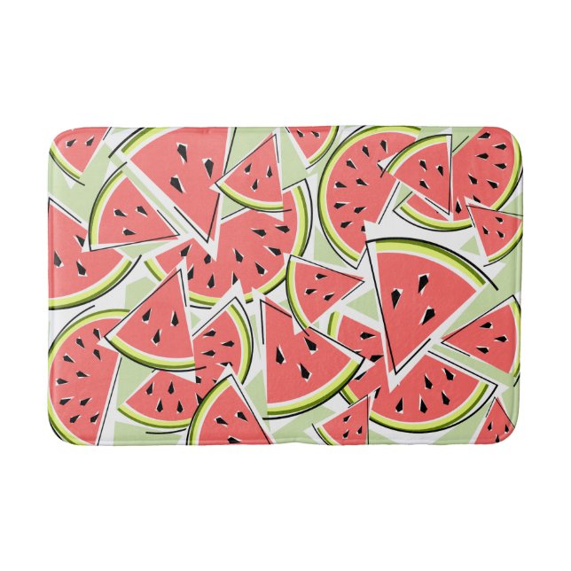 Watermelon Green bath mat (Front)