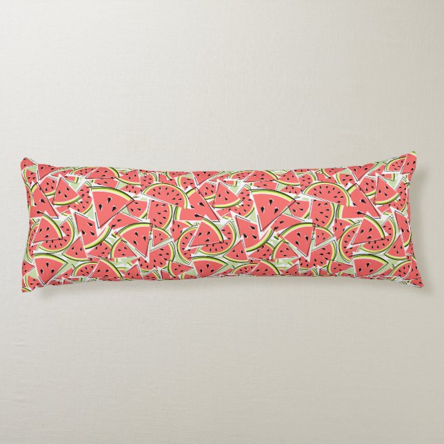 Watermelon Green Body Pillow (Back)