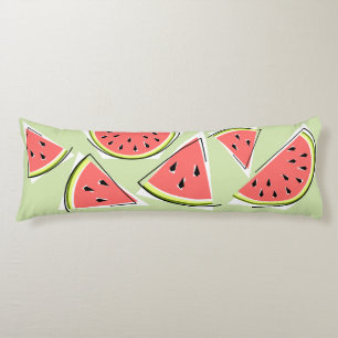 Watermelon Green Pieces Body Pillow