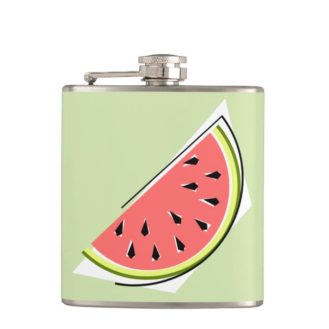 Watermelon Green Slice Flask (Front)