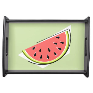 Watermelon Green Slice Serving Tray