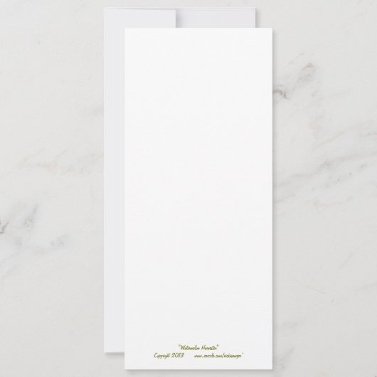 Watermelon Harvester flat card (Back)