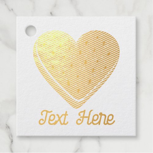 Watermelon Heart Valentines Day Free Palestine Foil Favor Tags