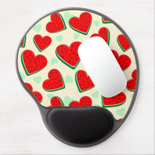 Watermelon Heart Valentine's Day Free Palestine Gel Mouse Pad