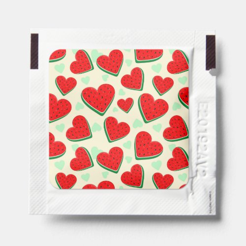 Watermelon Heart Valentines Day Free Palestine Hand Sanitizer Packet