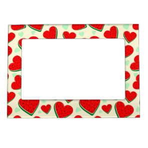 Watermelon Heart Valentine's Day Free Palestine Magnetic Frame