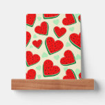 Watermelon Heart Valentine&#39;s Day Free Palestine Picture Ledge