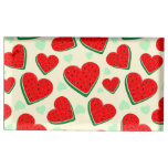 Watermelon Heart Valentine&#39;s Day Free Palestine Place Card Holder