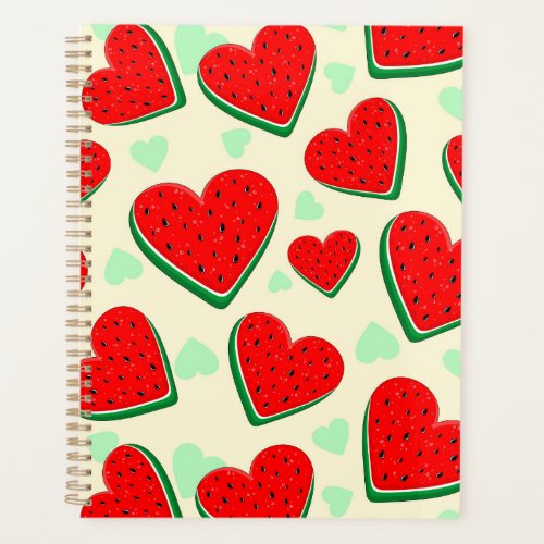 Watermelon Heart Valentines Day Free Palestine Planner