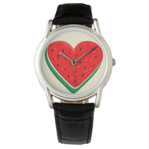 Watermelon Heart Valentines Day Free Palestine Watch