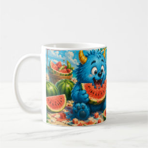 Watermelon Heaven Monster Beach Feast Coffee Mug