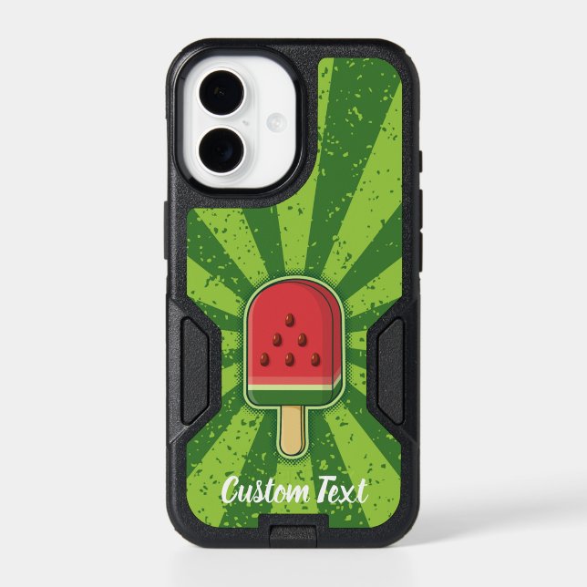 Watermelon Ice Cream Stick Otterbox iPhone Case (Back)