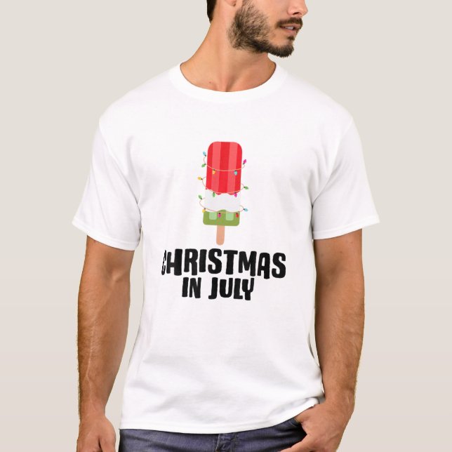 Watermelon Ice Pops Freezer Pop Costume, Christmas T-Shirt (Front)