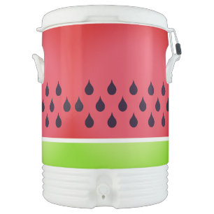 Watermelon  Igloo Beverage Cooler, Ten Gallon Cooler