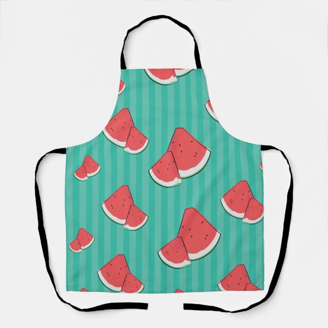 Watermelon Illustration Apron (Front)