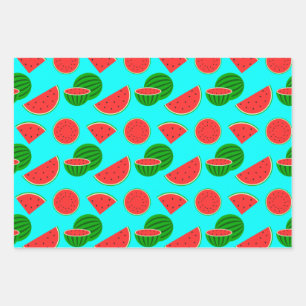 Watermelon Inspired Wrapping Paper Coordinates