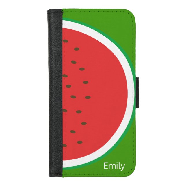 Watermelon iPhone 7/8 Wallet Case (Front)