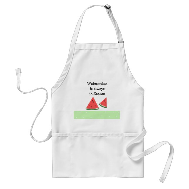 Watermelon is Always in Season Adult Apron (Front)