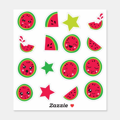 Watermelon Joy Sticker