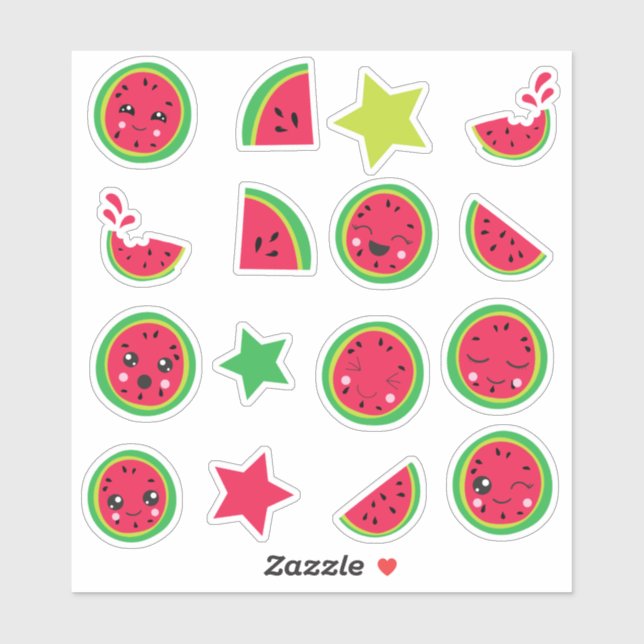 Watermelon Joy Sticker (Sheet)