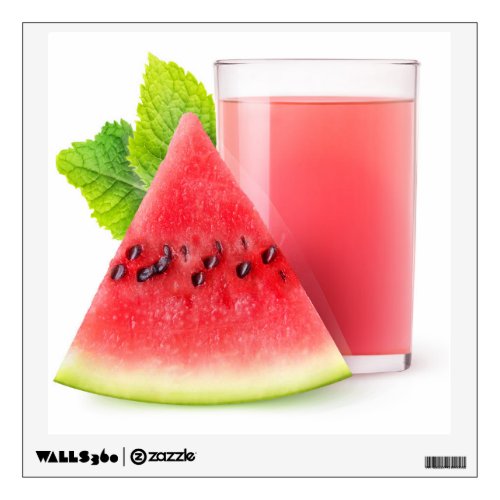 Watermelon juice wall sticker