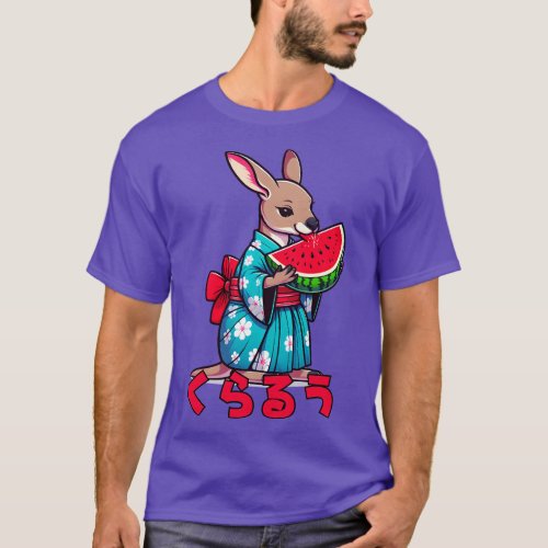 Watermelon kangaroo T_Shirt
