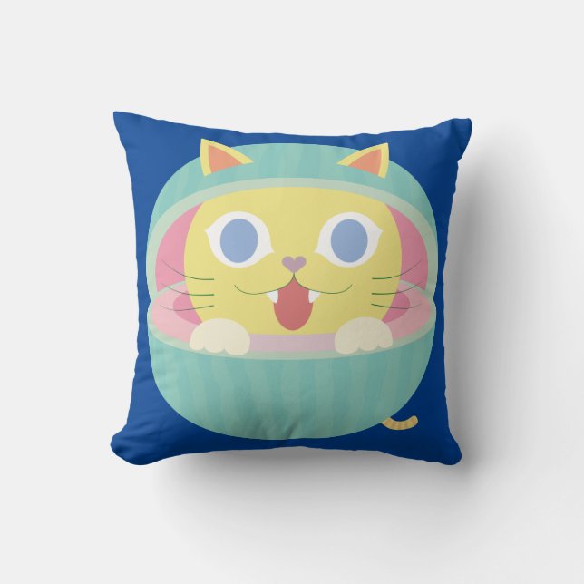 watermelon kitty pillow (Front)