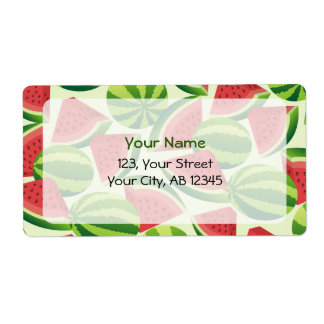 Watermelon Label