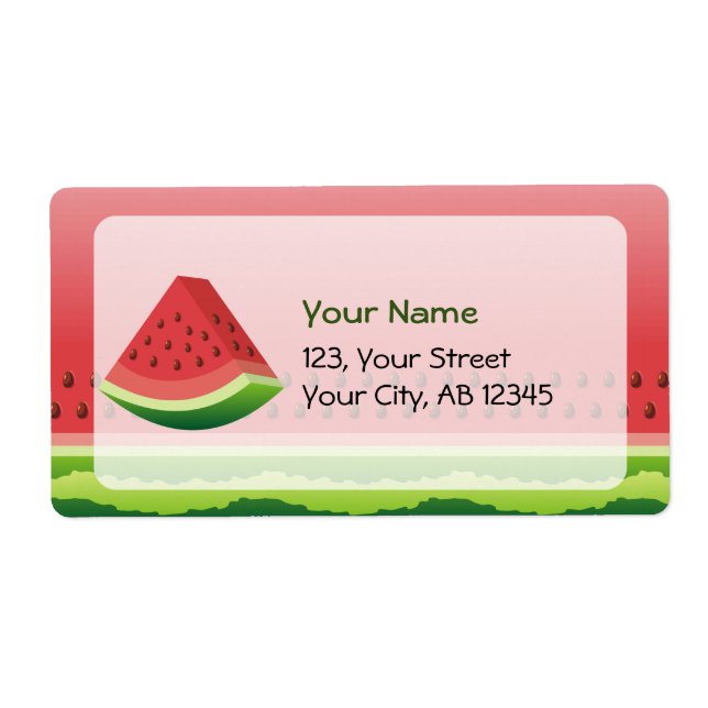 Watermelon Label (Front)