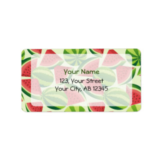 Watermelon Label