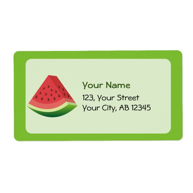 Watermelon Label (Front)