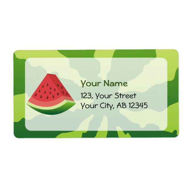 Watermelon Label (Front)