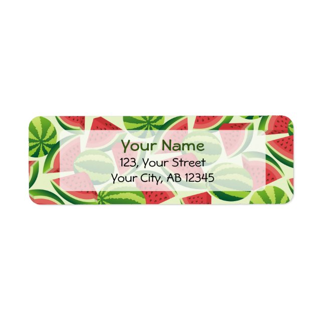 Watermelon Label (Front)