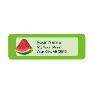 Watermelon Label
