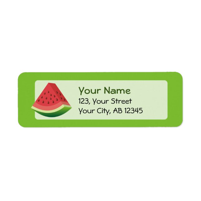 Watermelon Label (Front)