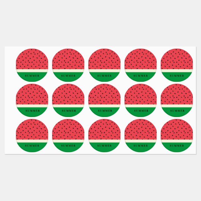 Watermelon Labels (Sheet)