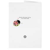 Watermelon Ladybug Cards (Back)
