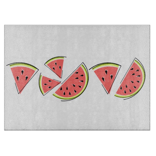 Watermelon Line cutting board (Front)