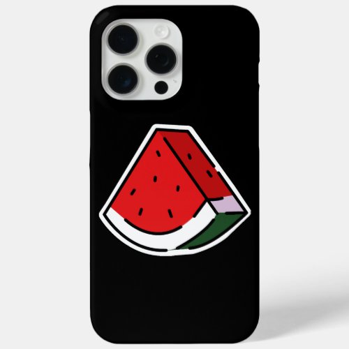 Watermelon logo as a symbol of resistance of the P iPhone 15 Pro Max Case