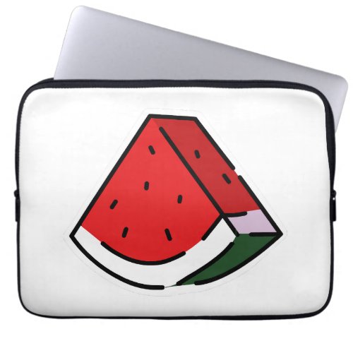 Watermelon logo as a symbol of resistance of the P Laptop Sleeve