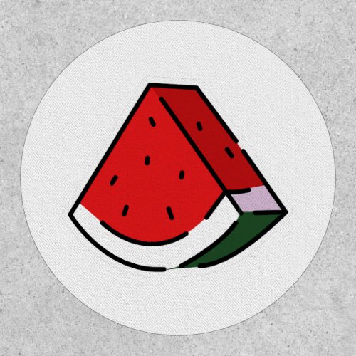 Watermelon logo as a symbol of resistance of the P Patch