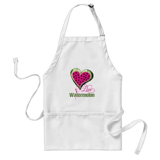 Watermelon Love Adult Apron (Front)