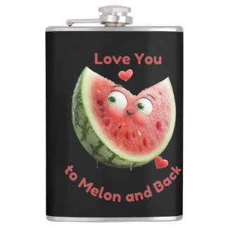 Watermelon Love: Sweet & Juicy Heart Flask