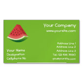 Watermelon Magnetic Business Card (Front)
