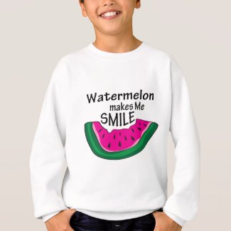 Watermelon Makes Me Smile Sweatshirt