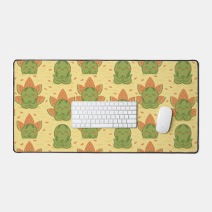 Watermelon Meditators Zen  Desk Mat