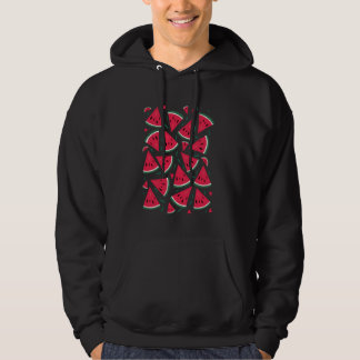 Watermelon Melon Summer Fruit Cool Family Party Hoodie