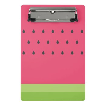 Watermelon Mini Clipboard by imaginarystory at Zazzle