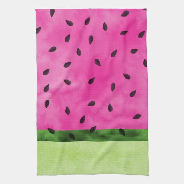 Watermelon Modern Kitchen Towel (Vertical)