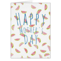 Watermelon Mother's Day Card